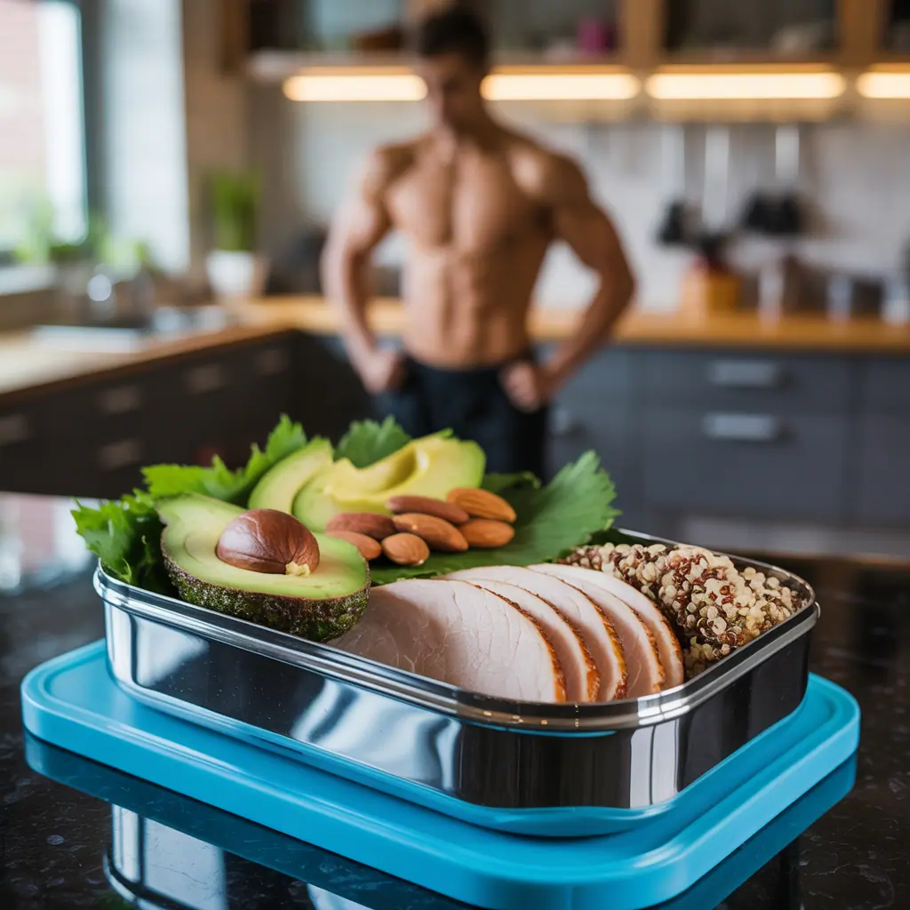 high protein packed lunch