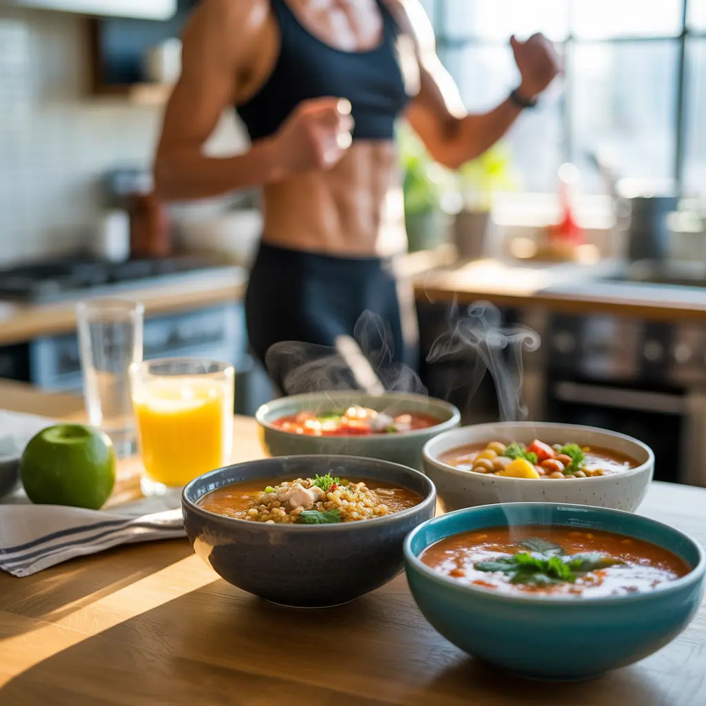 high protein soups