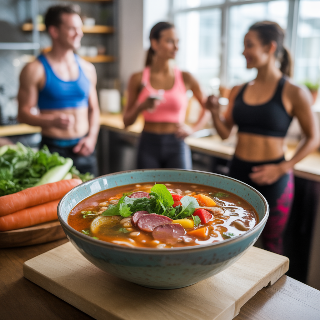 high protein soups