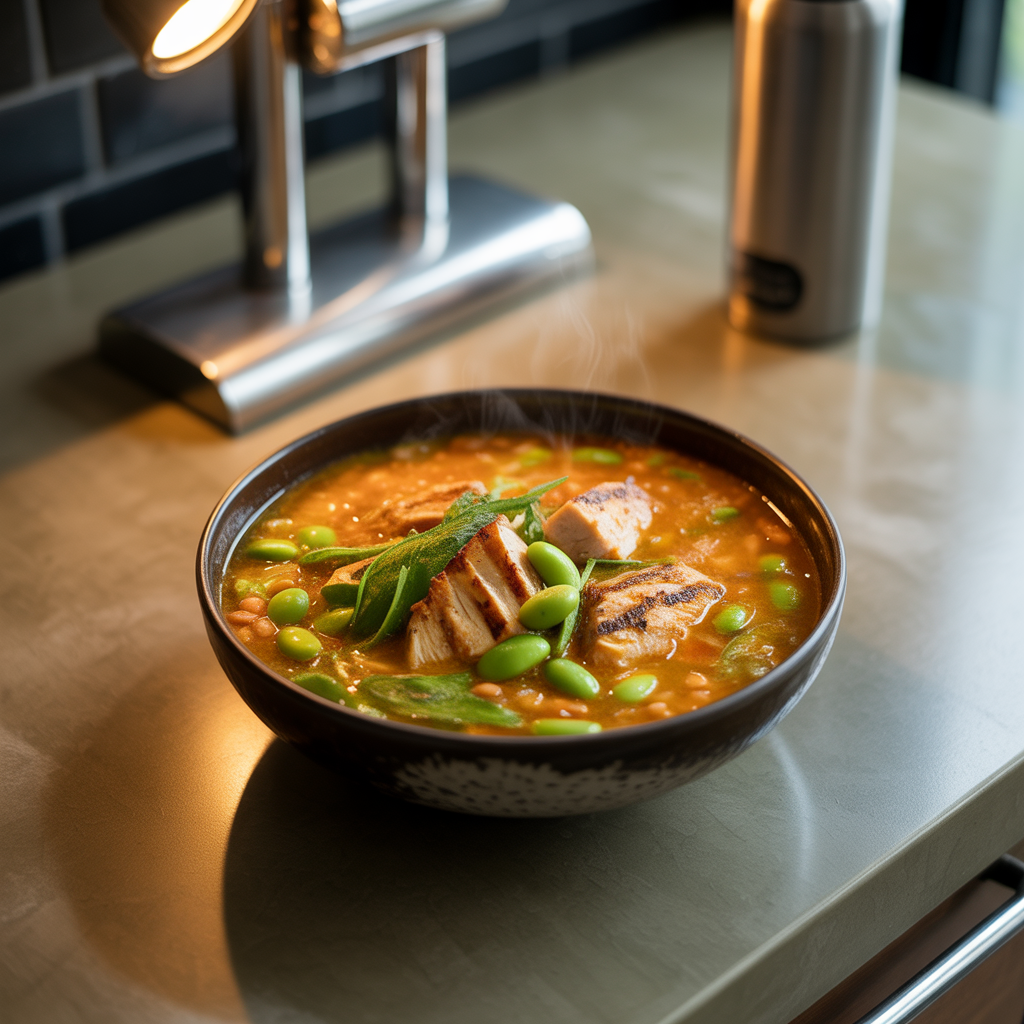 high protein soups