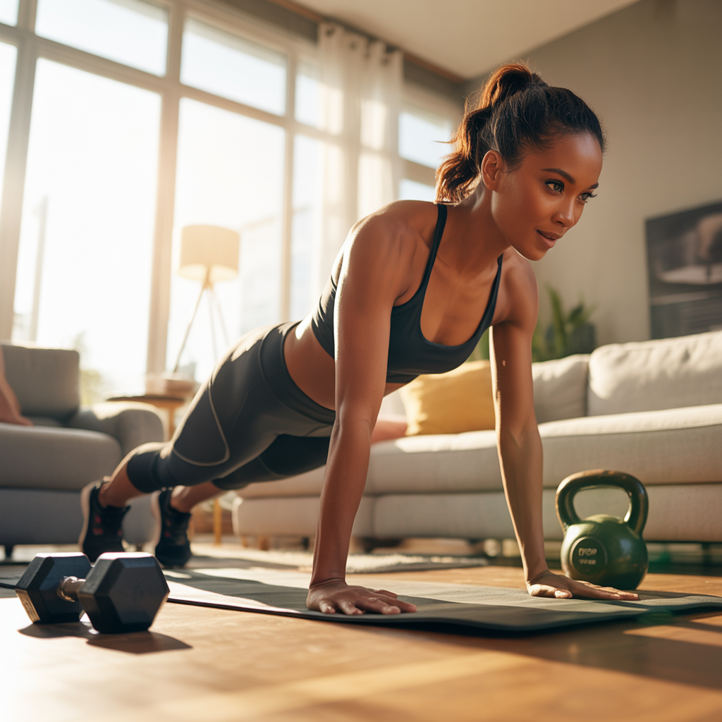 home workout tips for women