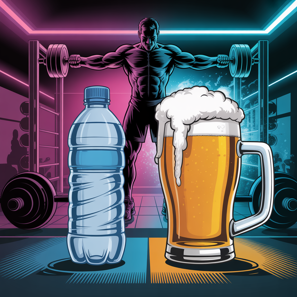 how alcohol impacts muscle building and weight gain