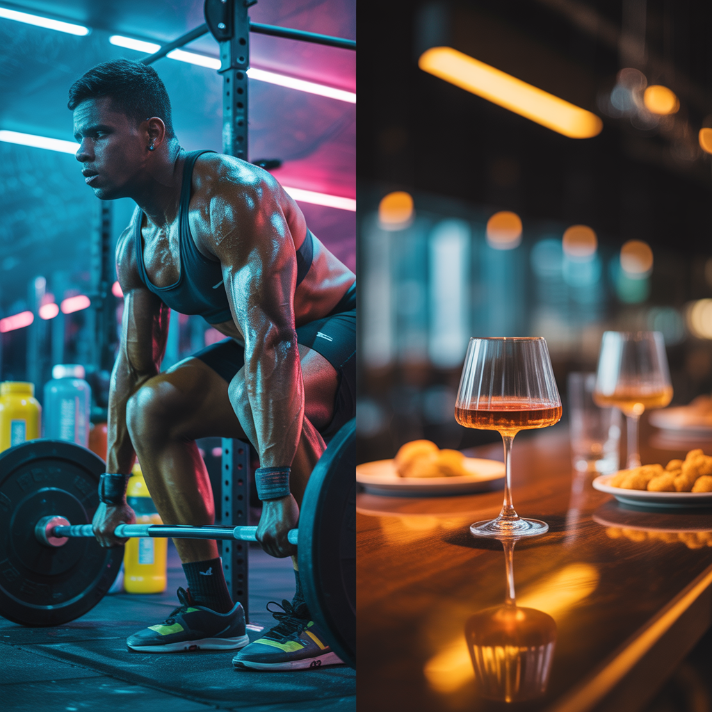 how alcohol impacts muscle building and weight gain