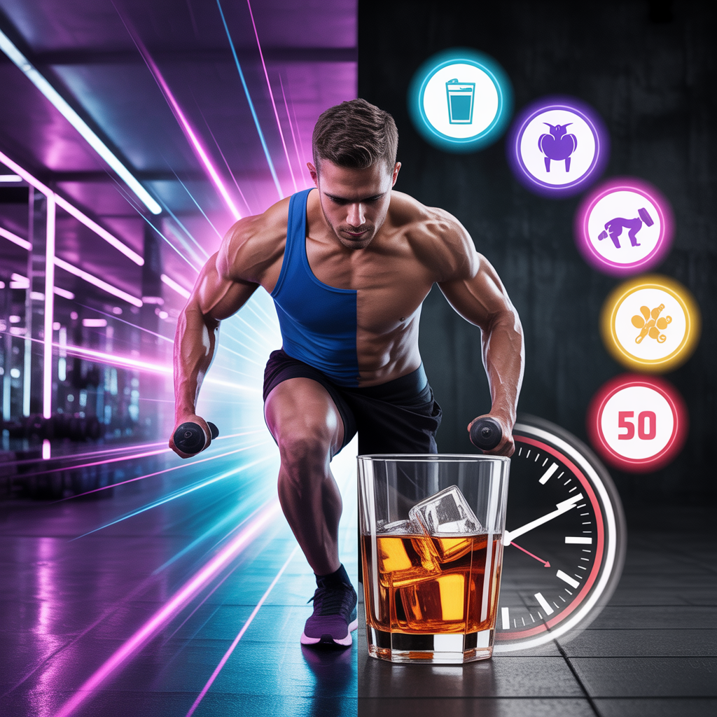how alcohol impacts muscle building and weight gain