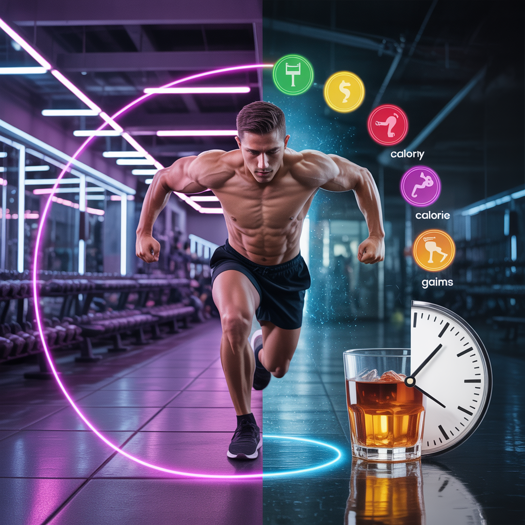 how alcohol impacts muscle building and weight gain