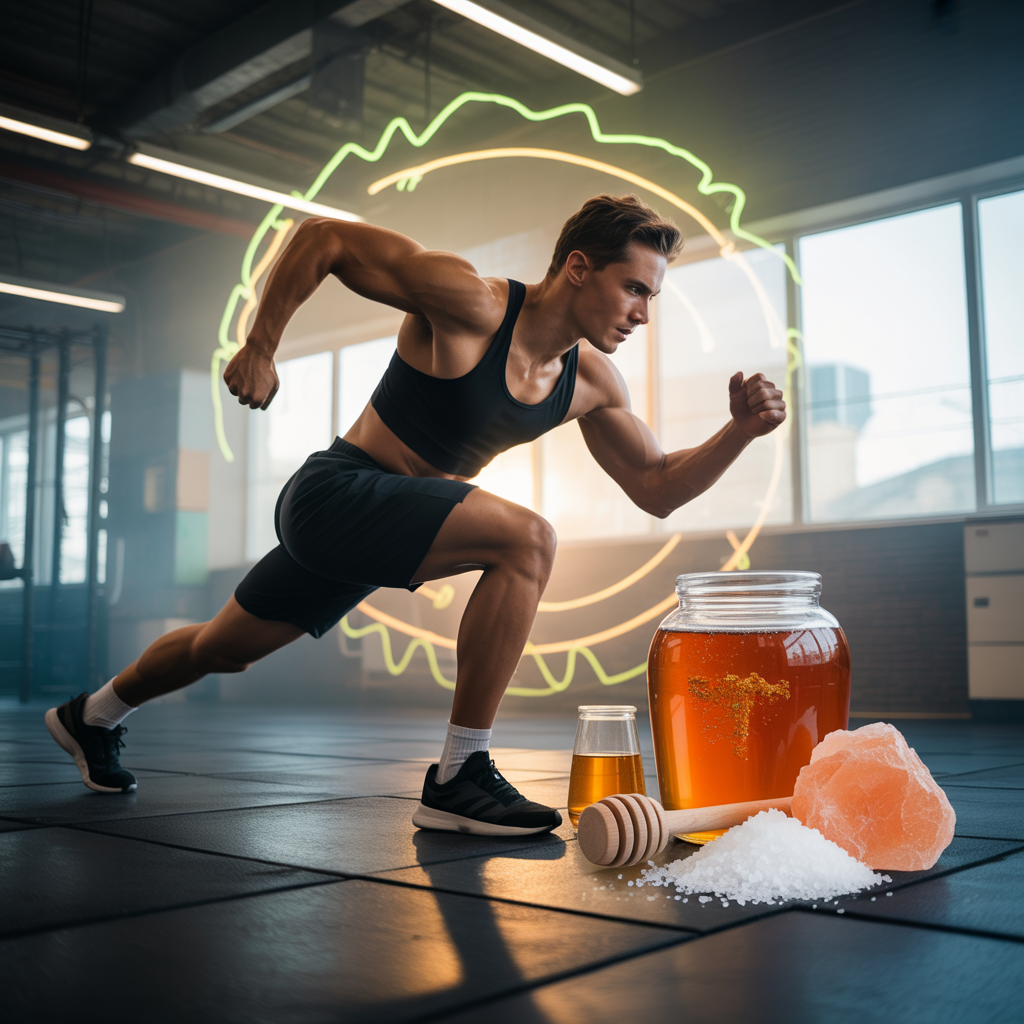 how does honey and himalayan salt work as a pre workout the science