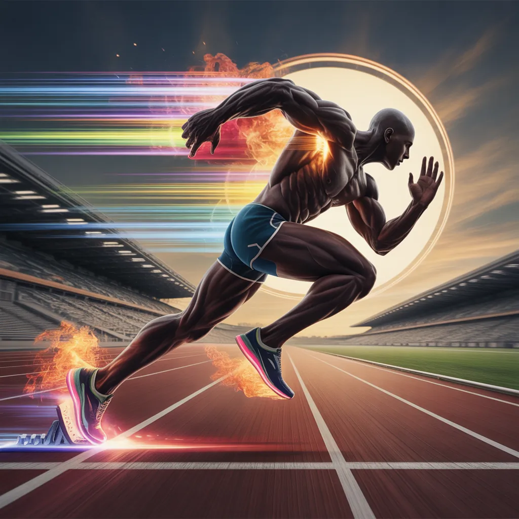 how fast can the average human sprint