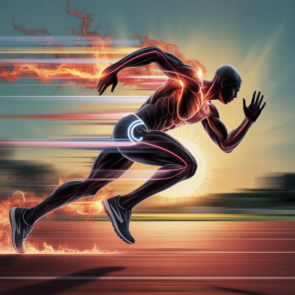 how fast can the average human sprint
