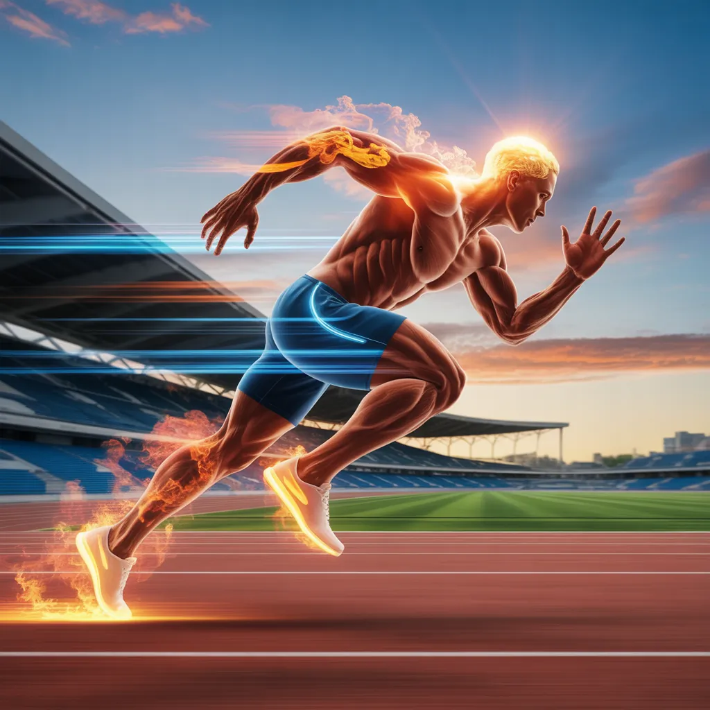 how fast can the average human sprint