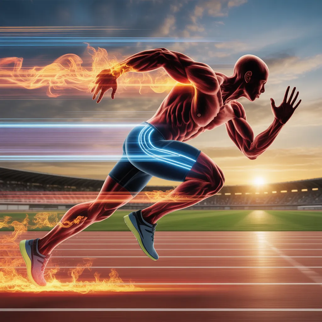 how fast can the average human sprint