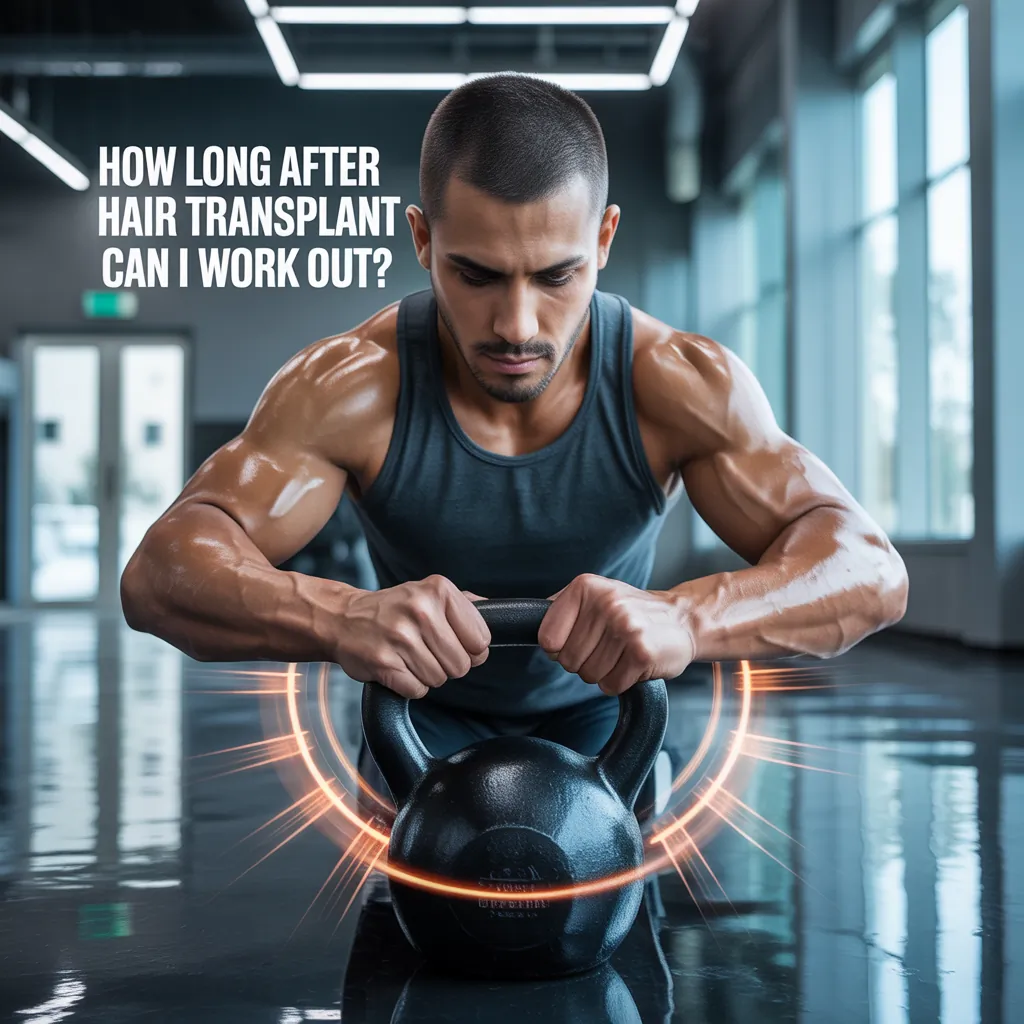 how long after hair transplant can i workout