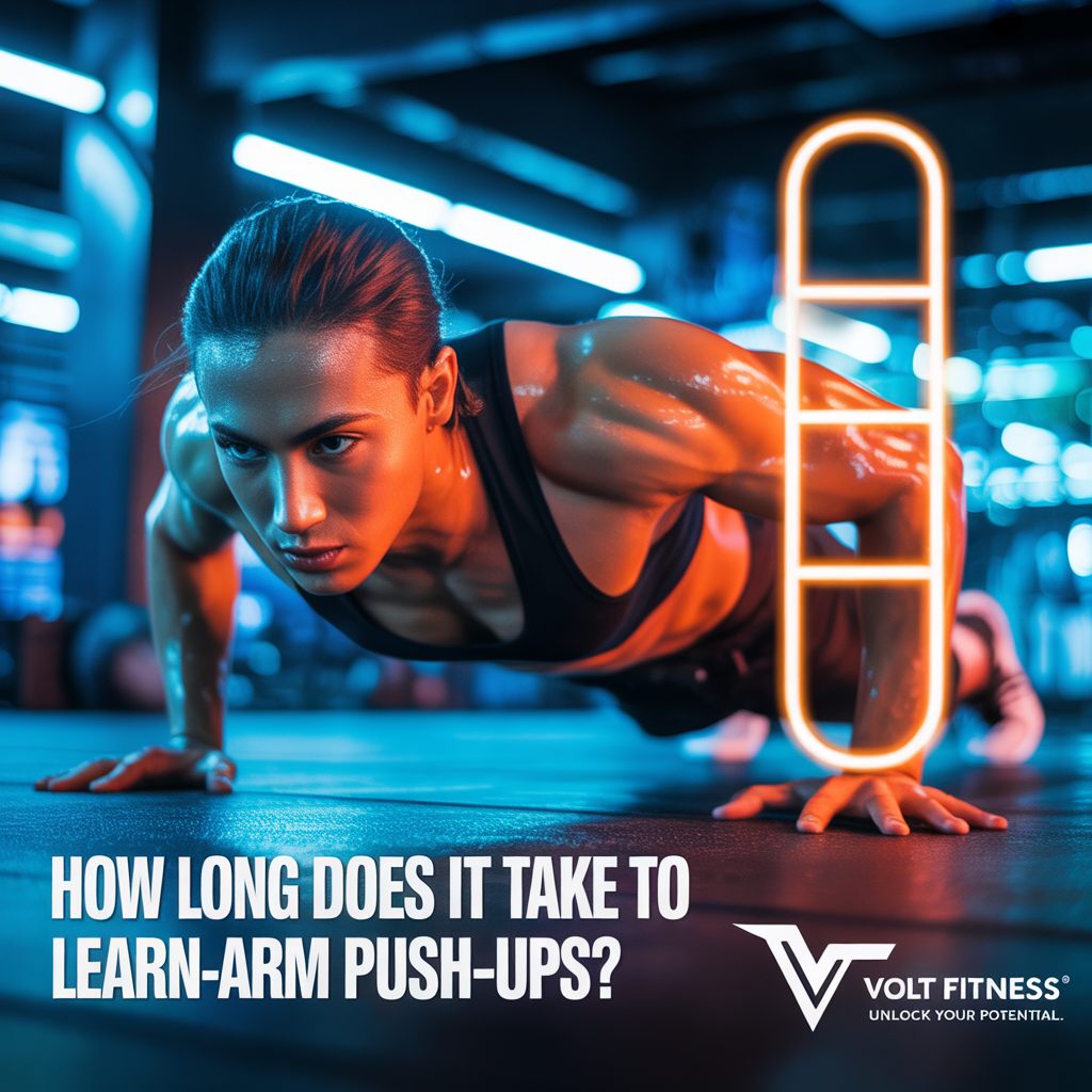 how long does it take to learn one arm push ups