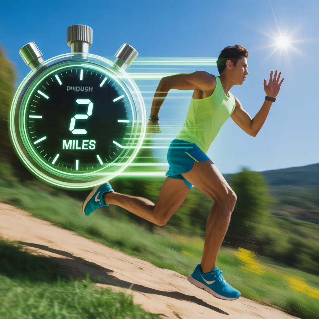 how long does it take to run 2 miles