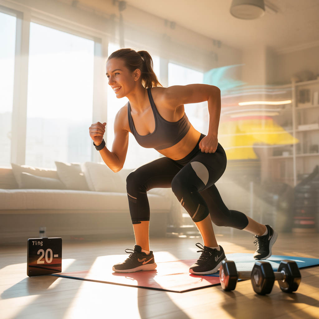 how long should a beginner workout at home