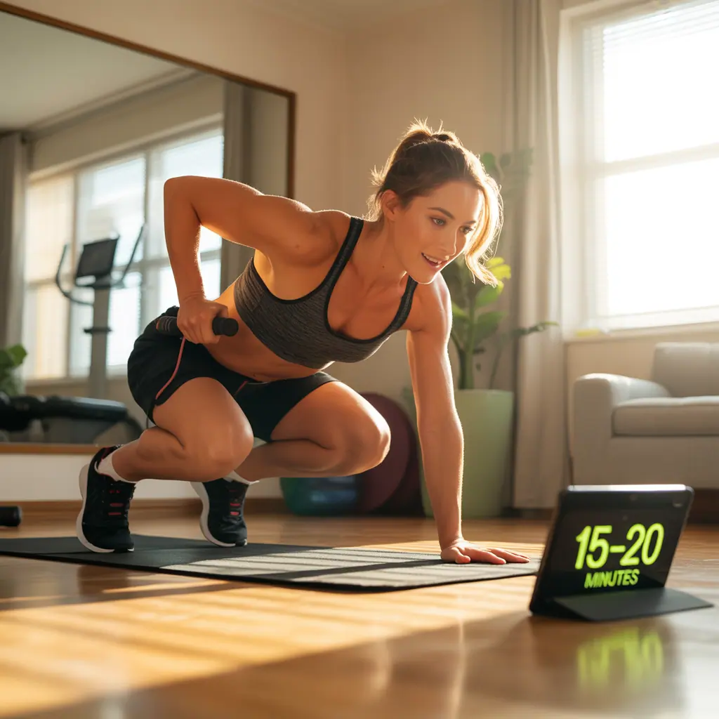 how long should a beginner workout at home