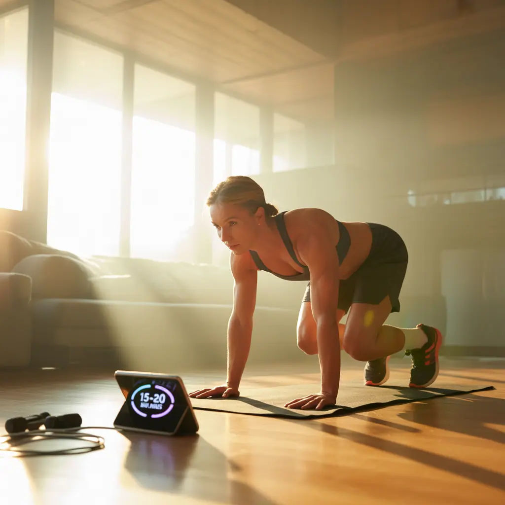 how long should a beginner workout at home