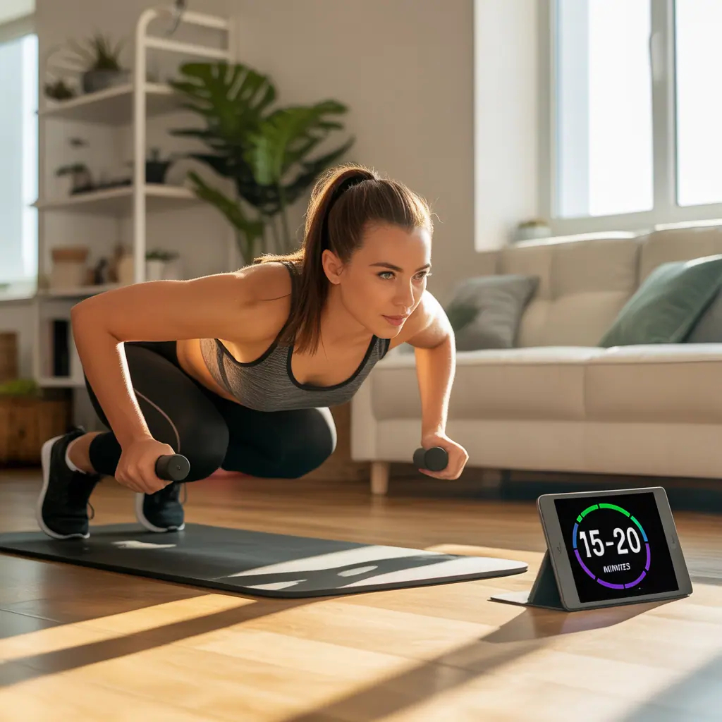 how long should a beginner workout at home