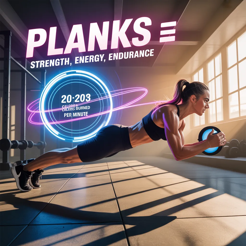 how many calories are burned doing planks