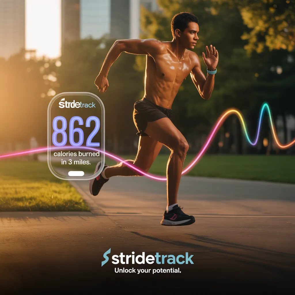 how many calories are burned in 3 miles