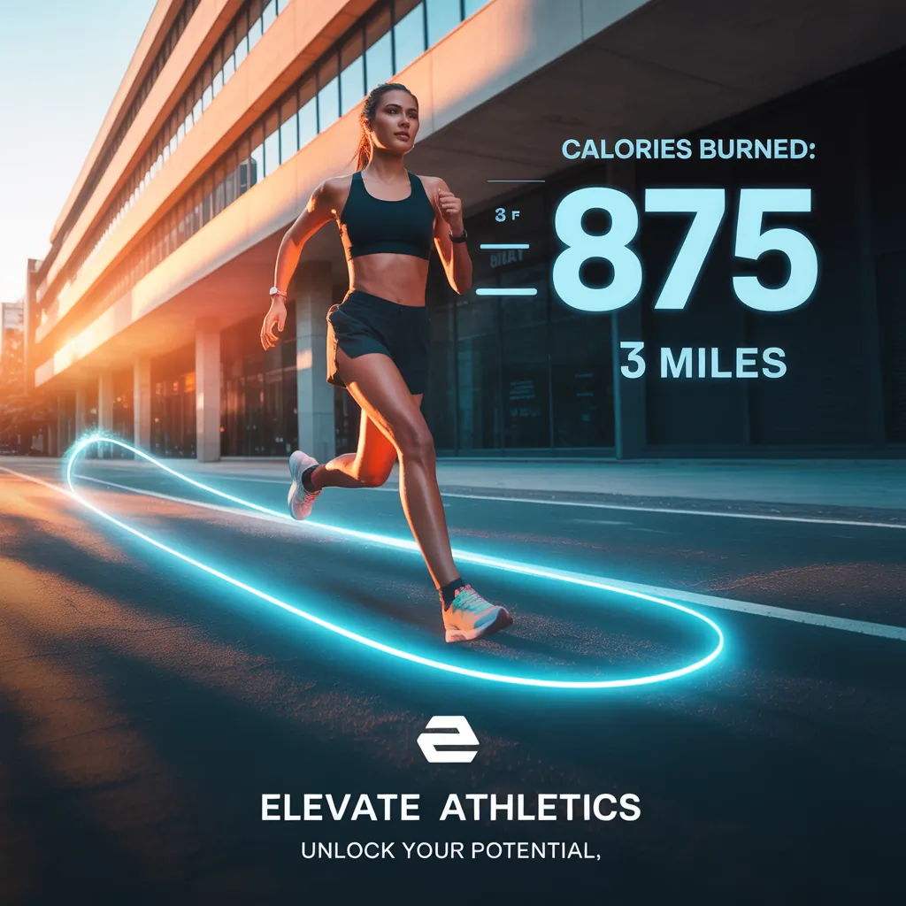 how many calories are burned in 3 miles