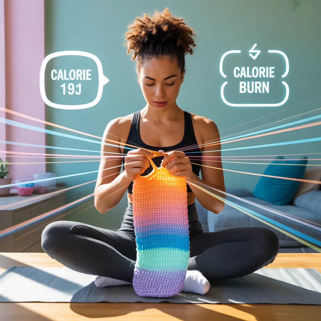 how many calories burned crocheting