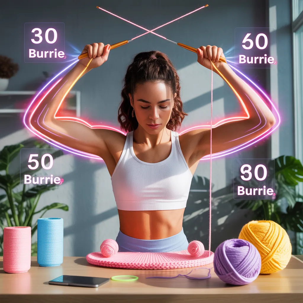 how many calories burned crocheting