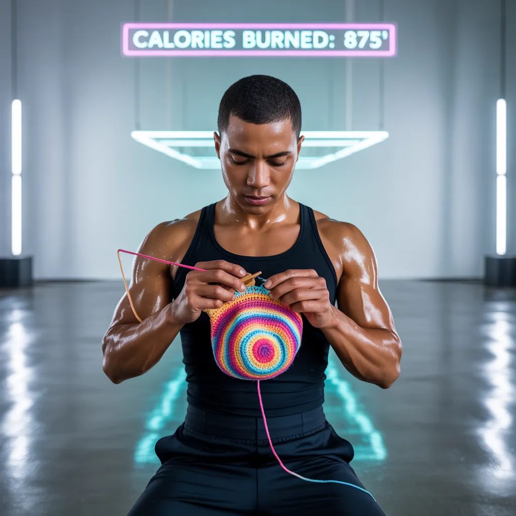 how many calories burned crocheting