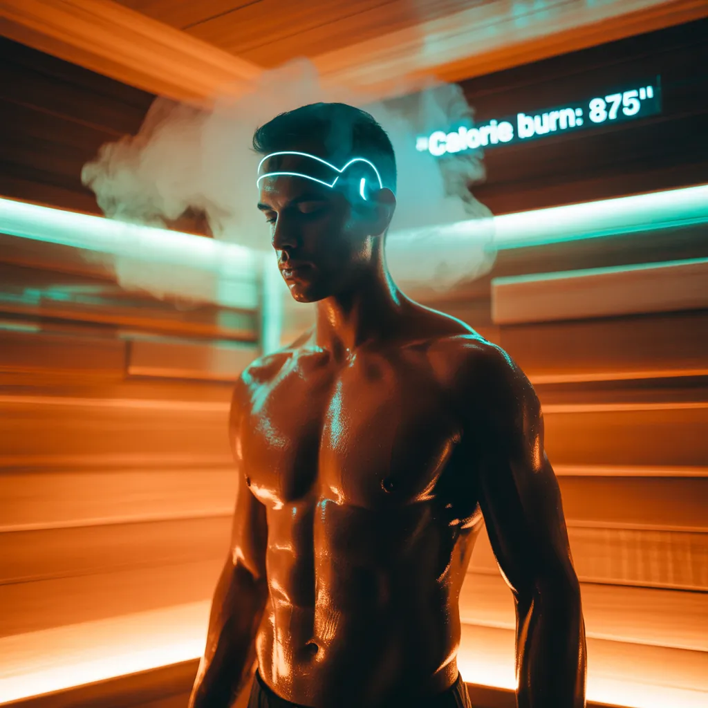 how many calories can i burn in the sauna