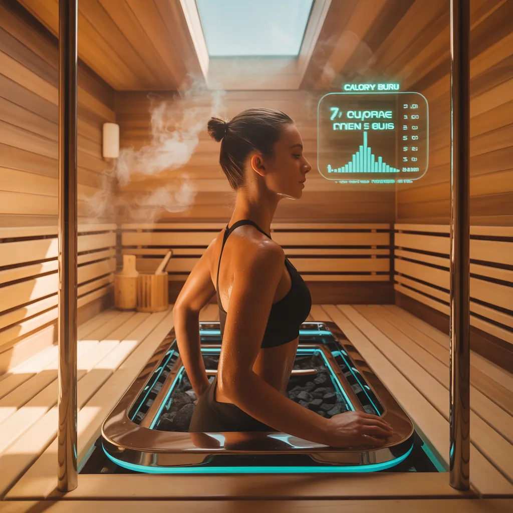 how many calories can i burn in the sauna