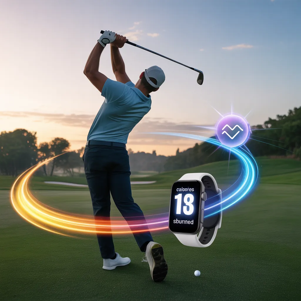how many calories can you burn playing golf