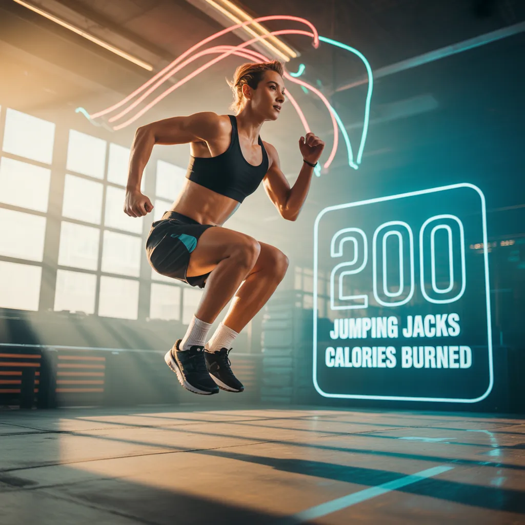 how many calories do 200 jumping jacks burn