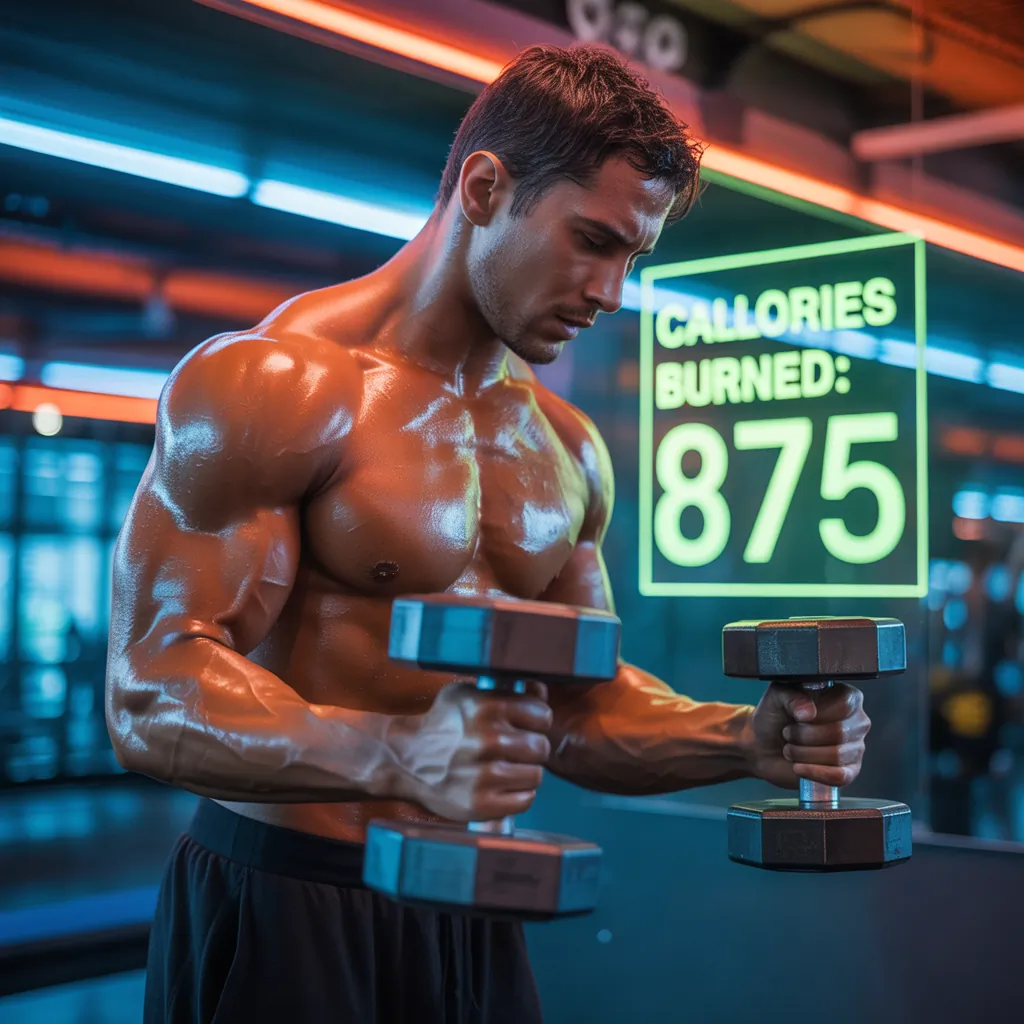 how many calories do bicep curls burn