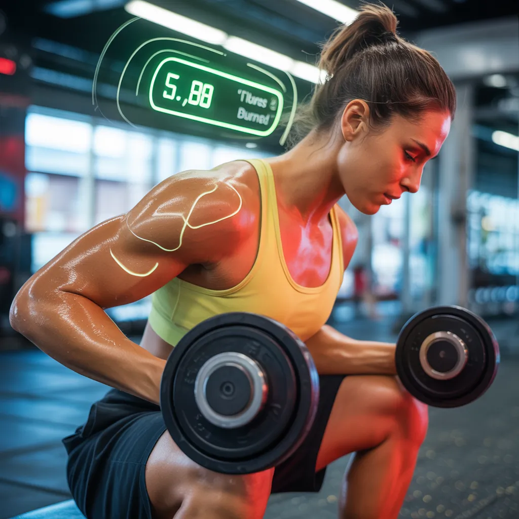 how many calories do bicep curls burn