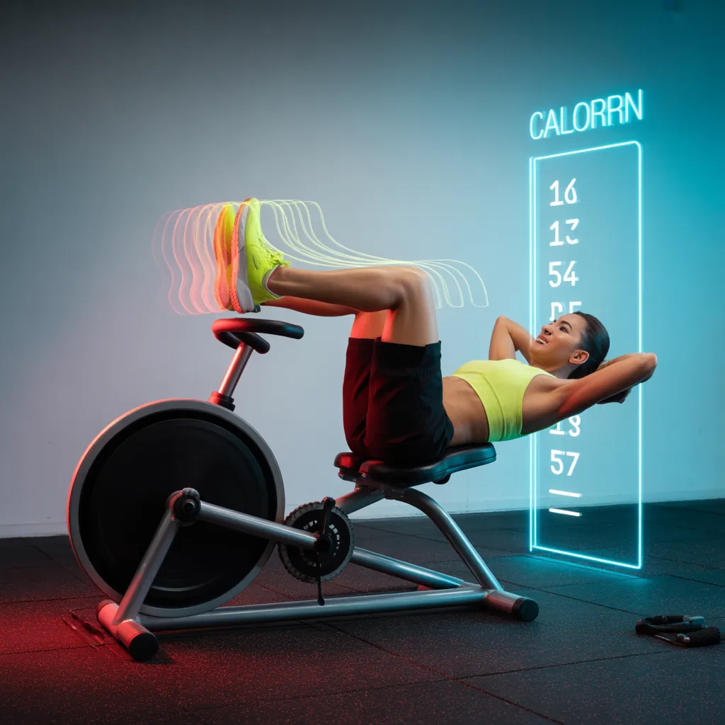 how many calories do bicycle crunches burn