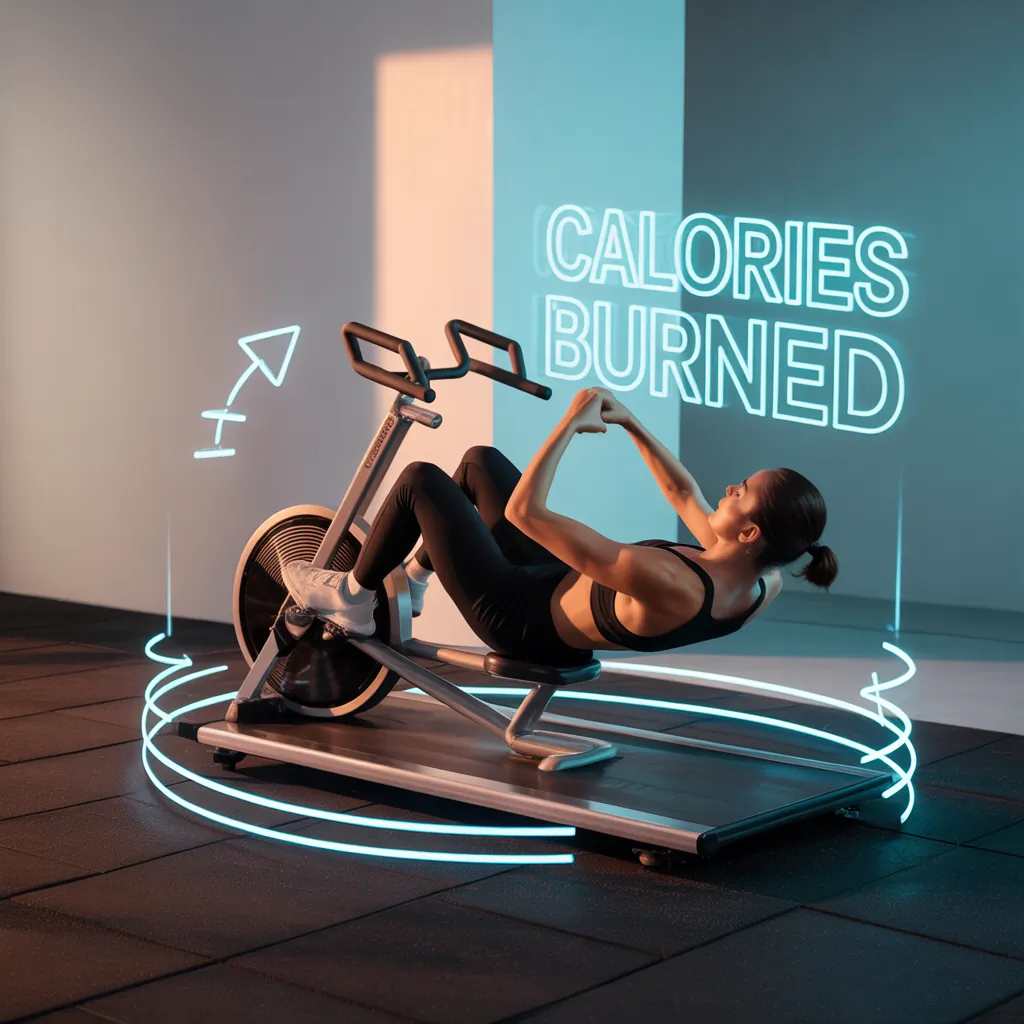 how many calories do bicycle crunches burn