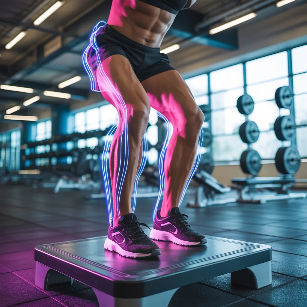 how many calories do calf raises burn