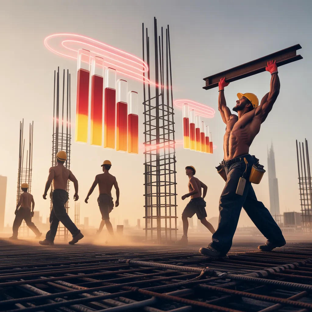 how many calories do construction workers burn
