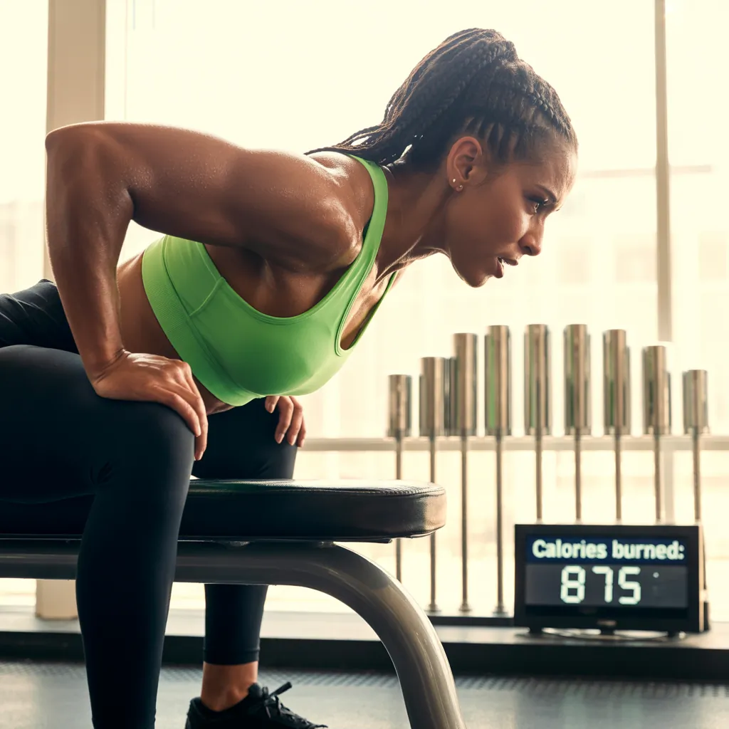 how many calories do hip thrusts burn