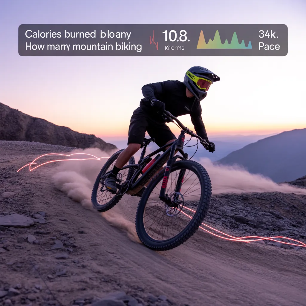 how many calories do i burn mountain biking