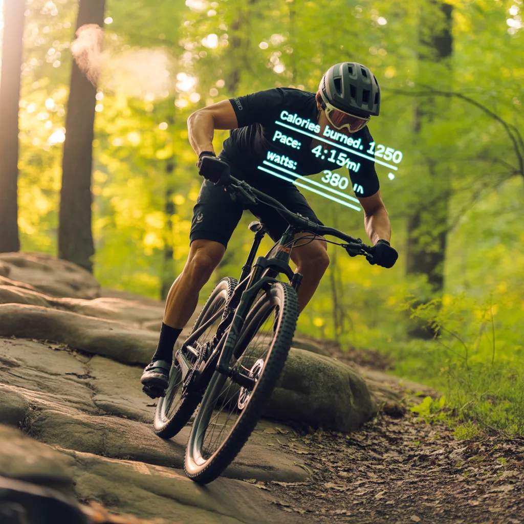 how many calories do i burn mountain biking