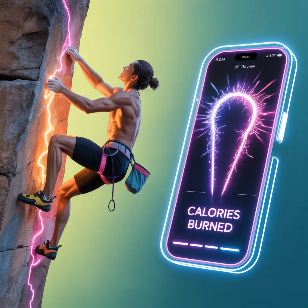 how many calories do i burn rock climbing