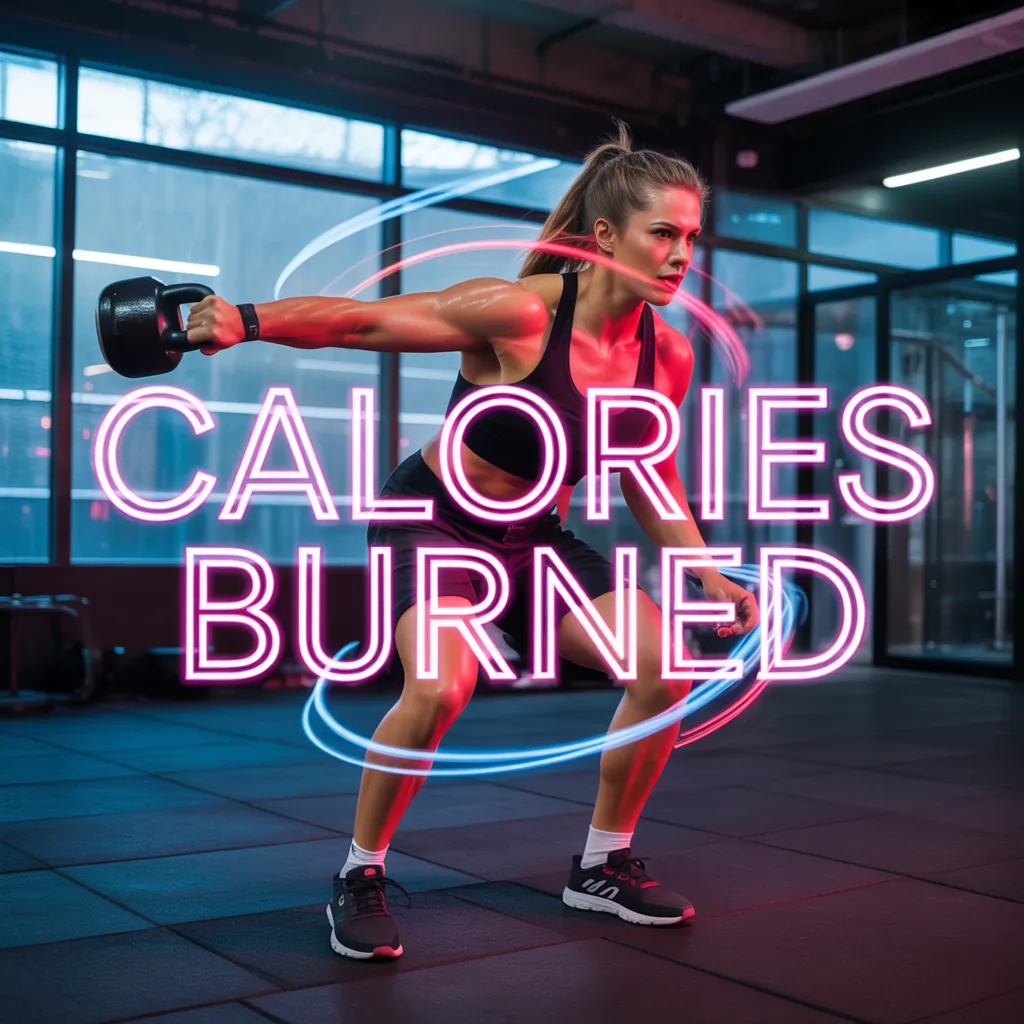 how many calories do kettlebell swings burn