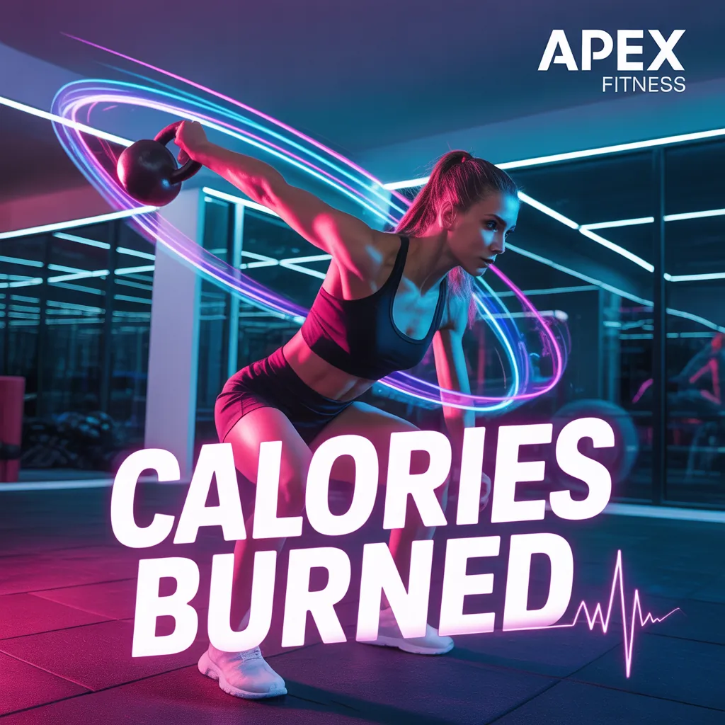 how many calories do kettlebell swings burn