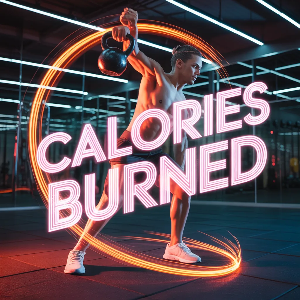 how many calories do kettlebell swings burn