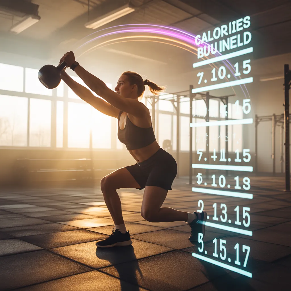 how many calories do kettlebell swings burn