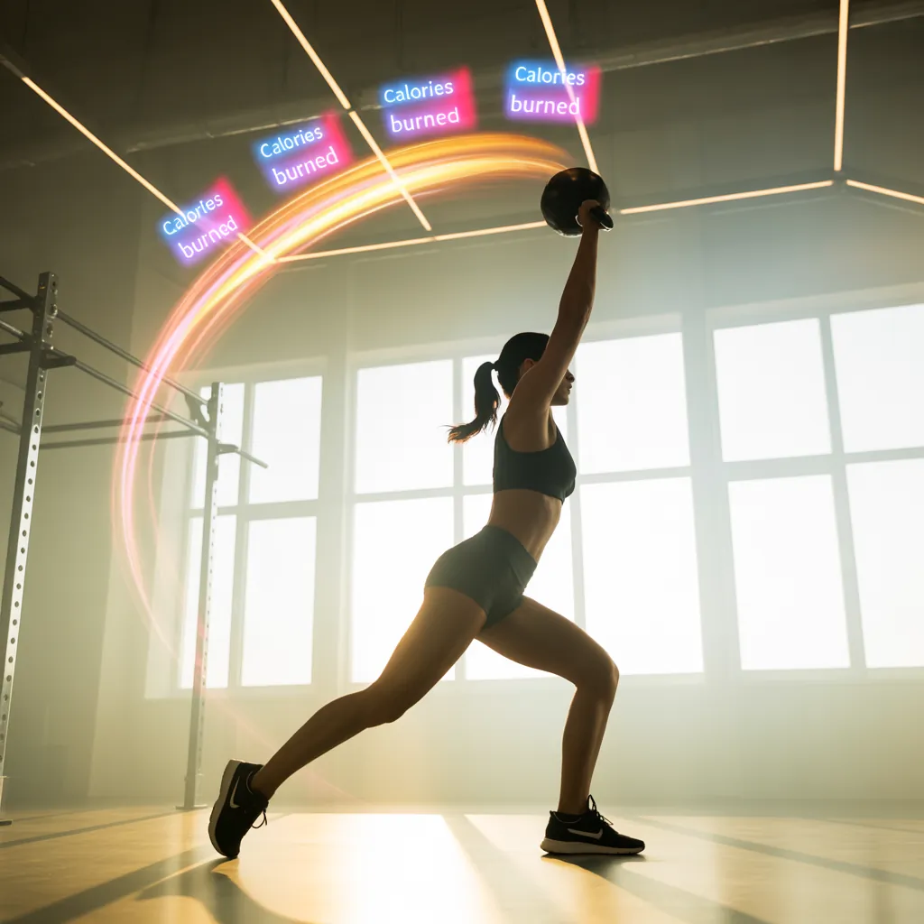 how many calories do kettlebell swings burn