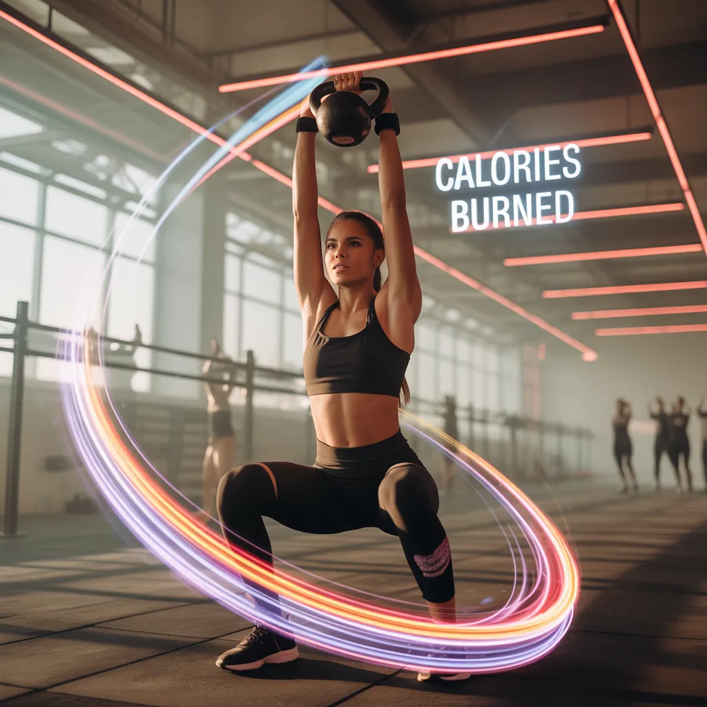 how many calories do kettlebell swings burn