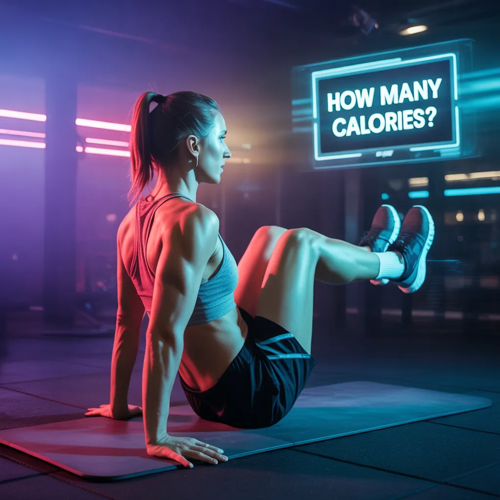 how many calories do leg raises burn