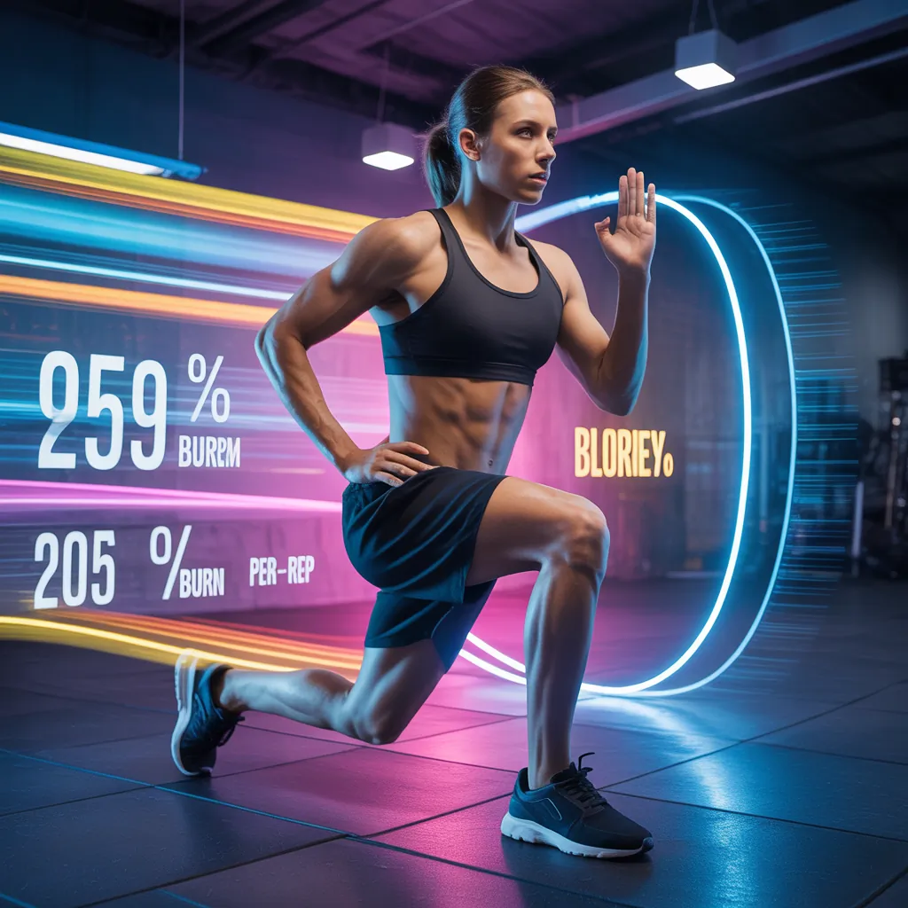 how many calories do lunges burn