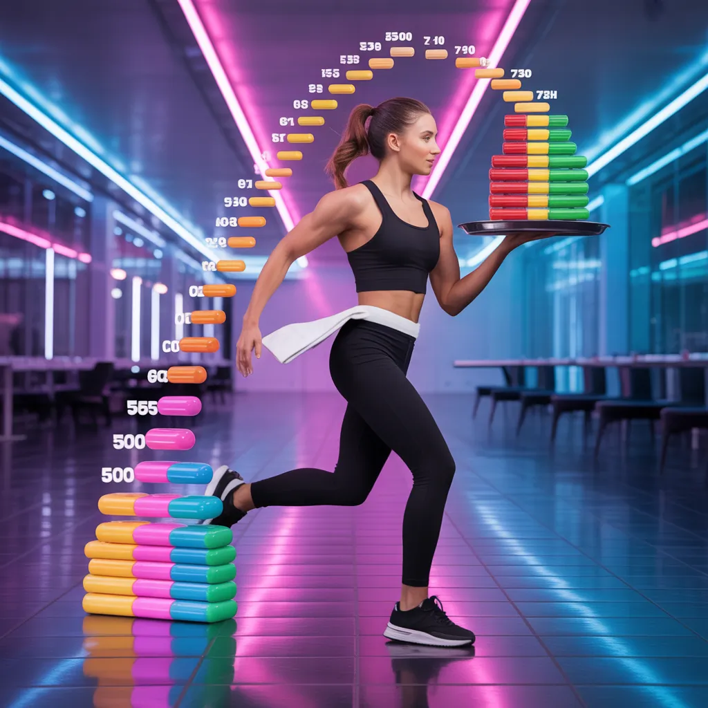 how many calories do servers burn